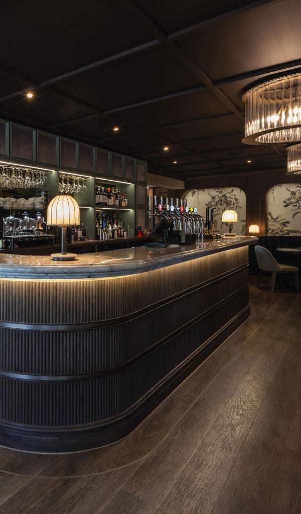 A view of the bar at Cook House Bar & Kitchen, Leeds.